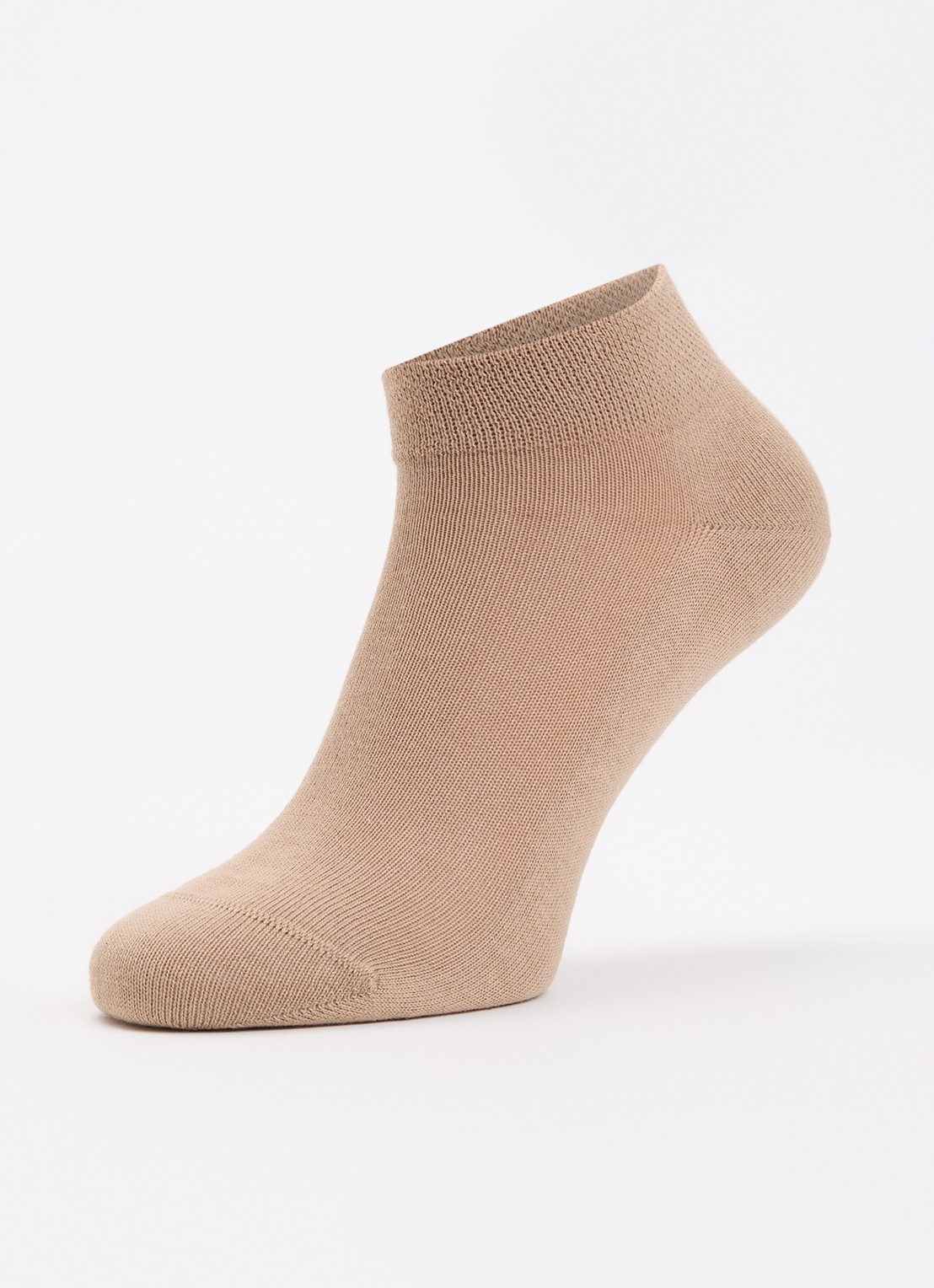 Falke Sensitive London sneakersokken met logo - detail beige