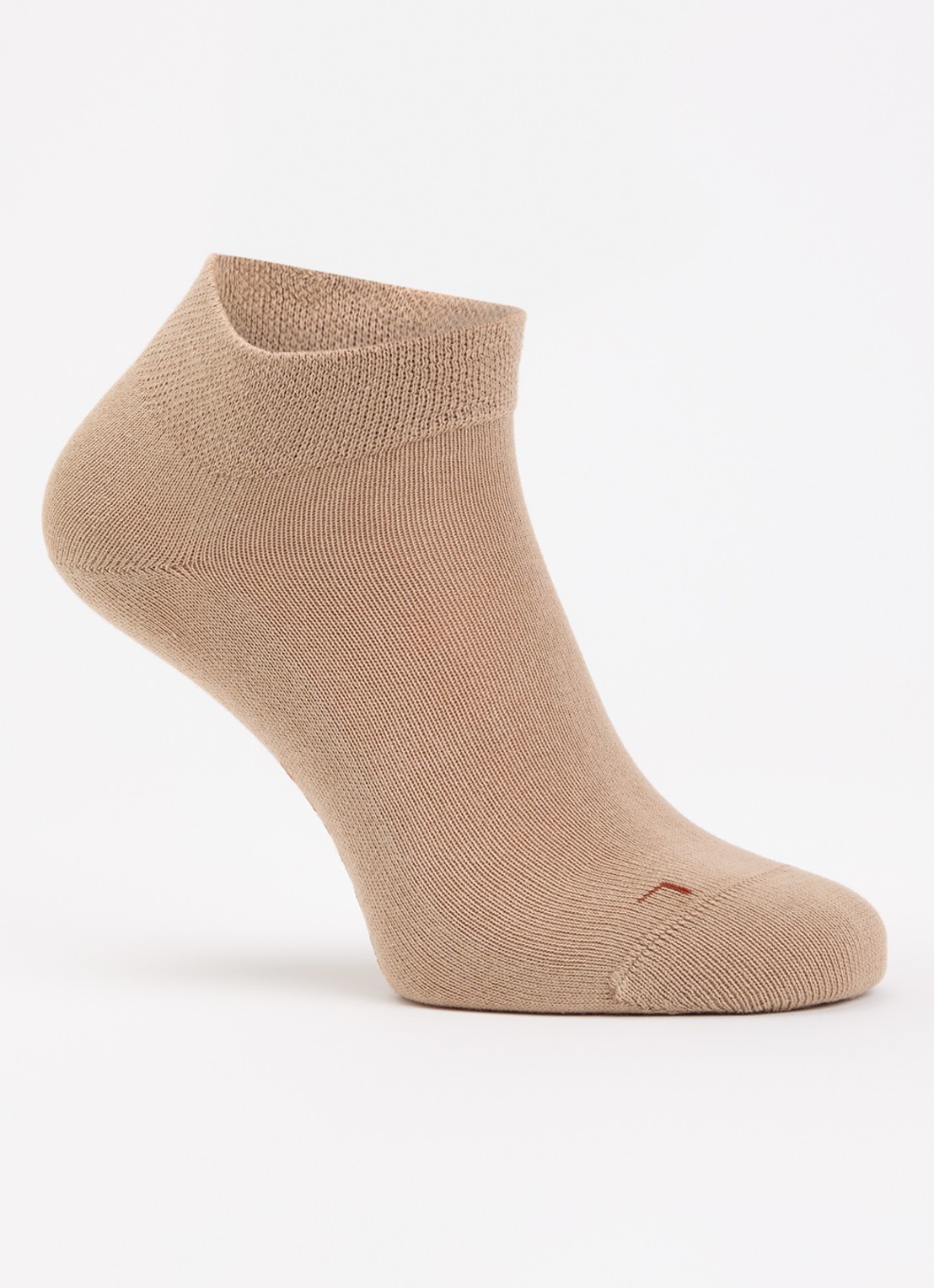Falke Sensitive London sneakersokken met logo - voorkant 2 beige