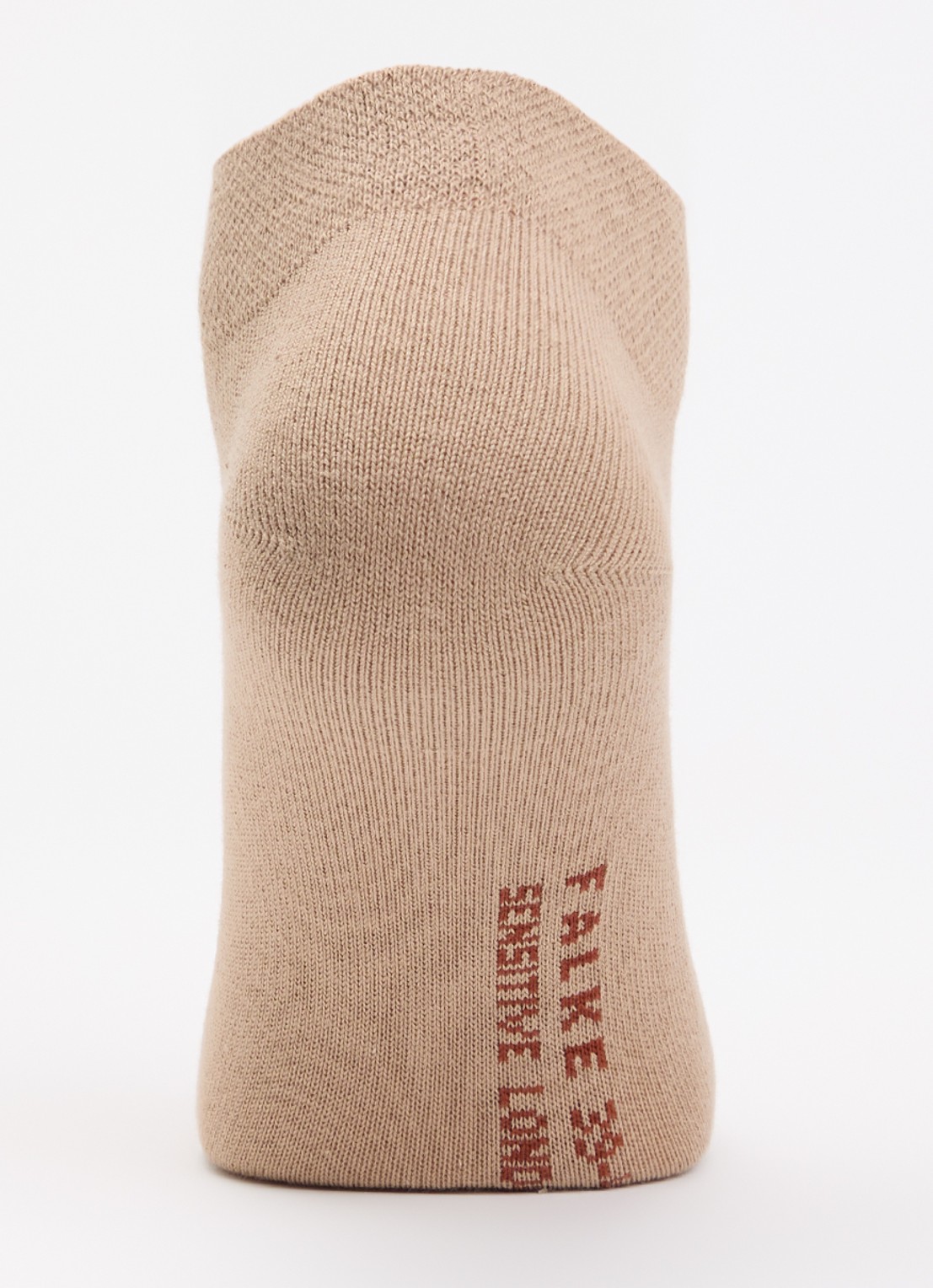 Falke Sensitive London sneakersokken met logo - voorkant 3 beige