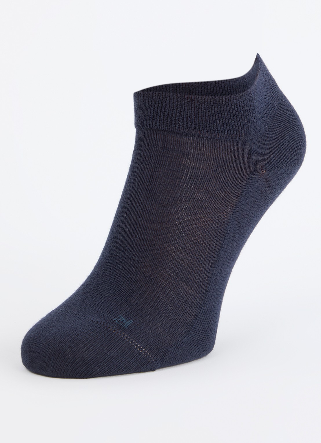 Falke Sensitive London sneakersokken - detail 3 donkerblauw