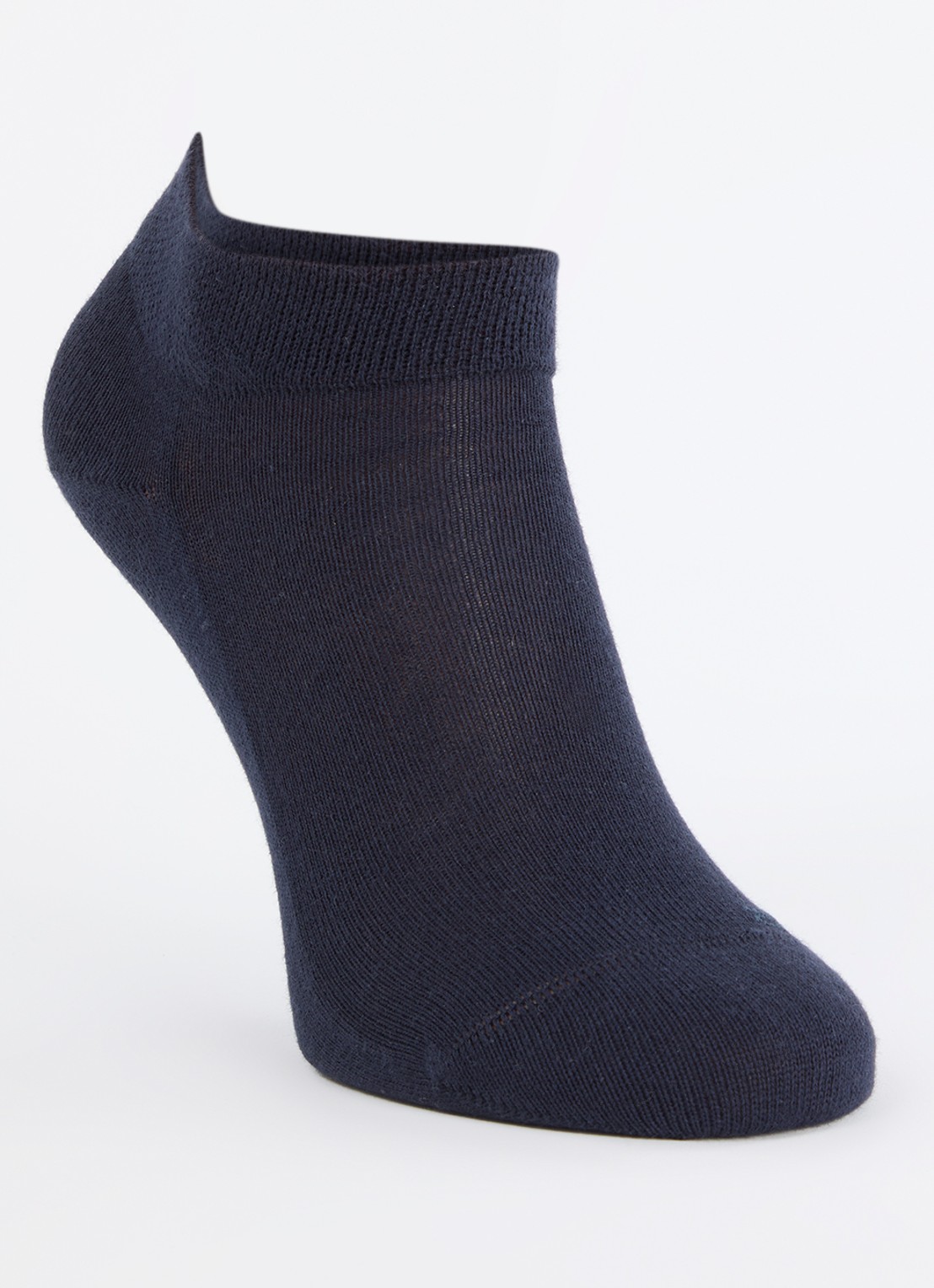 Falke Sensitive London sneakersokken - voorkant donkerblauw