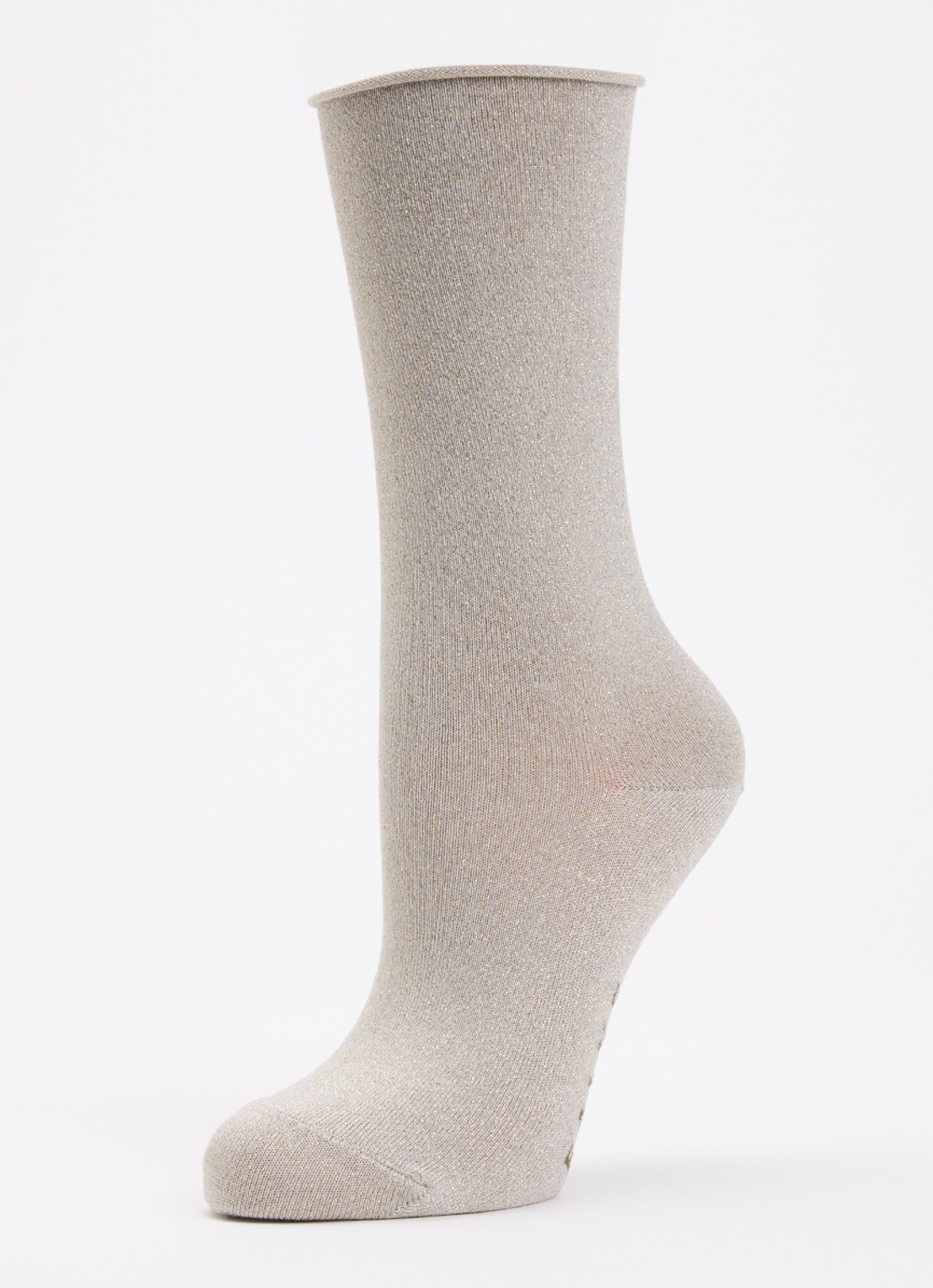 Falke Shiny sokken met lurex - detail 3 zilver