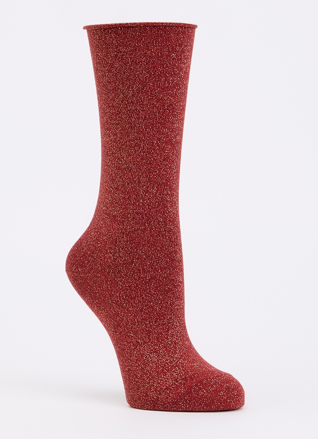 Falke Shiny sokken   - voorkant 2 rood