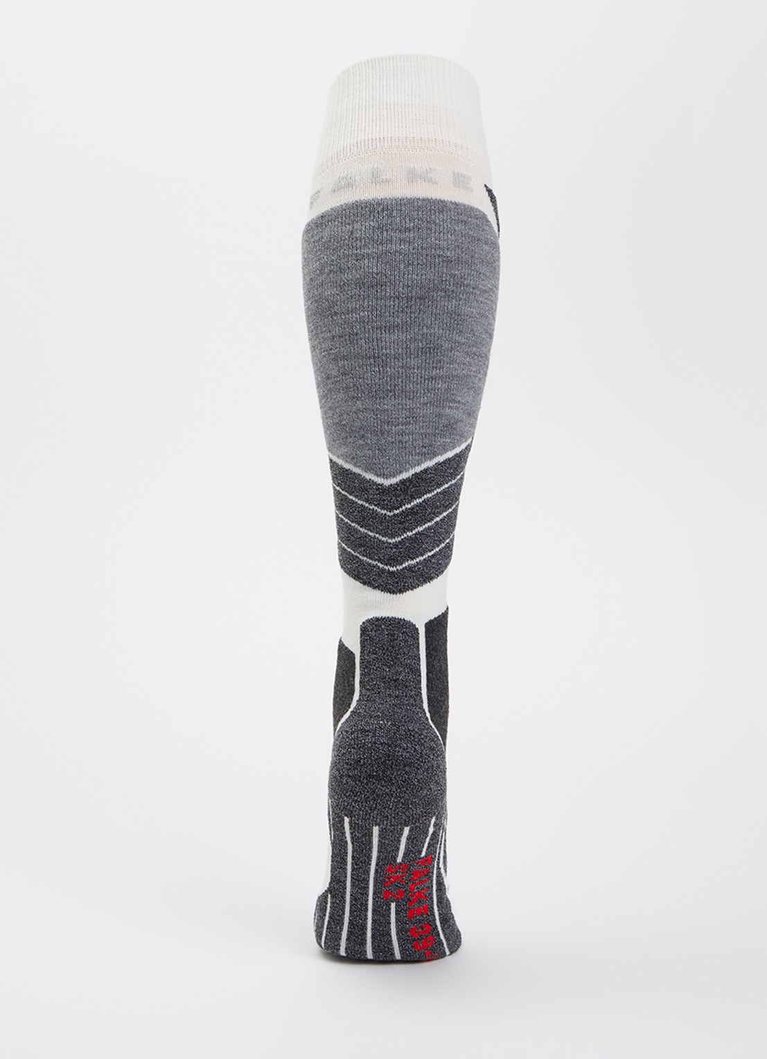Falke SK2 skisokken in wolblend - voorkant 2 wit