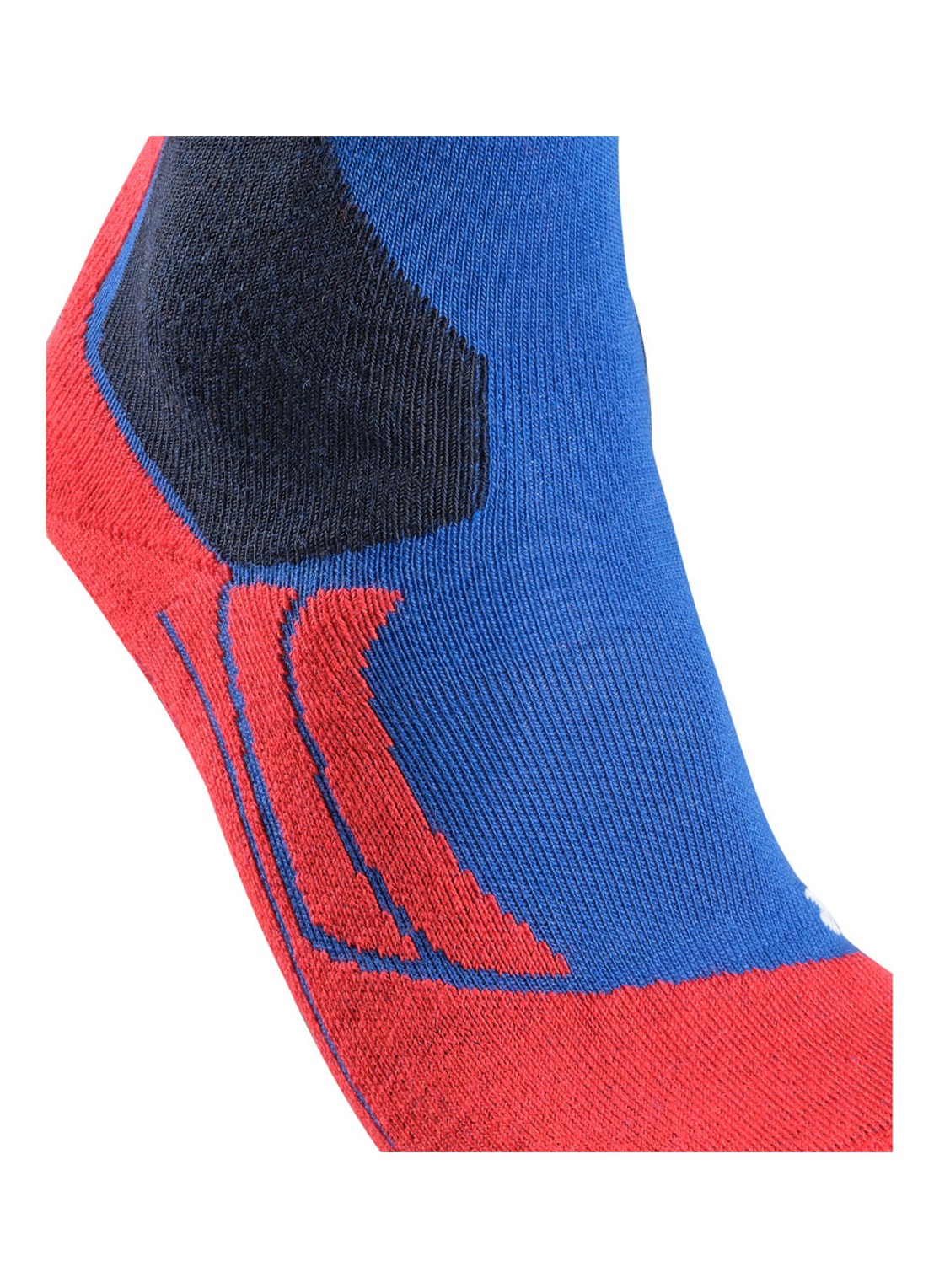 Falke SK2 skisokken in wolblend - detail 4 donkerblauw