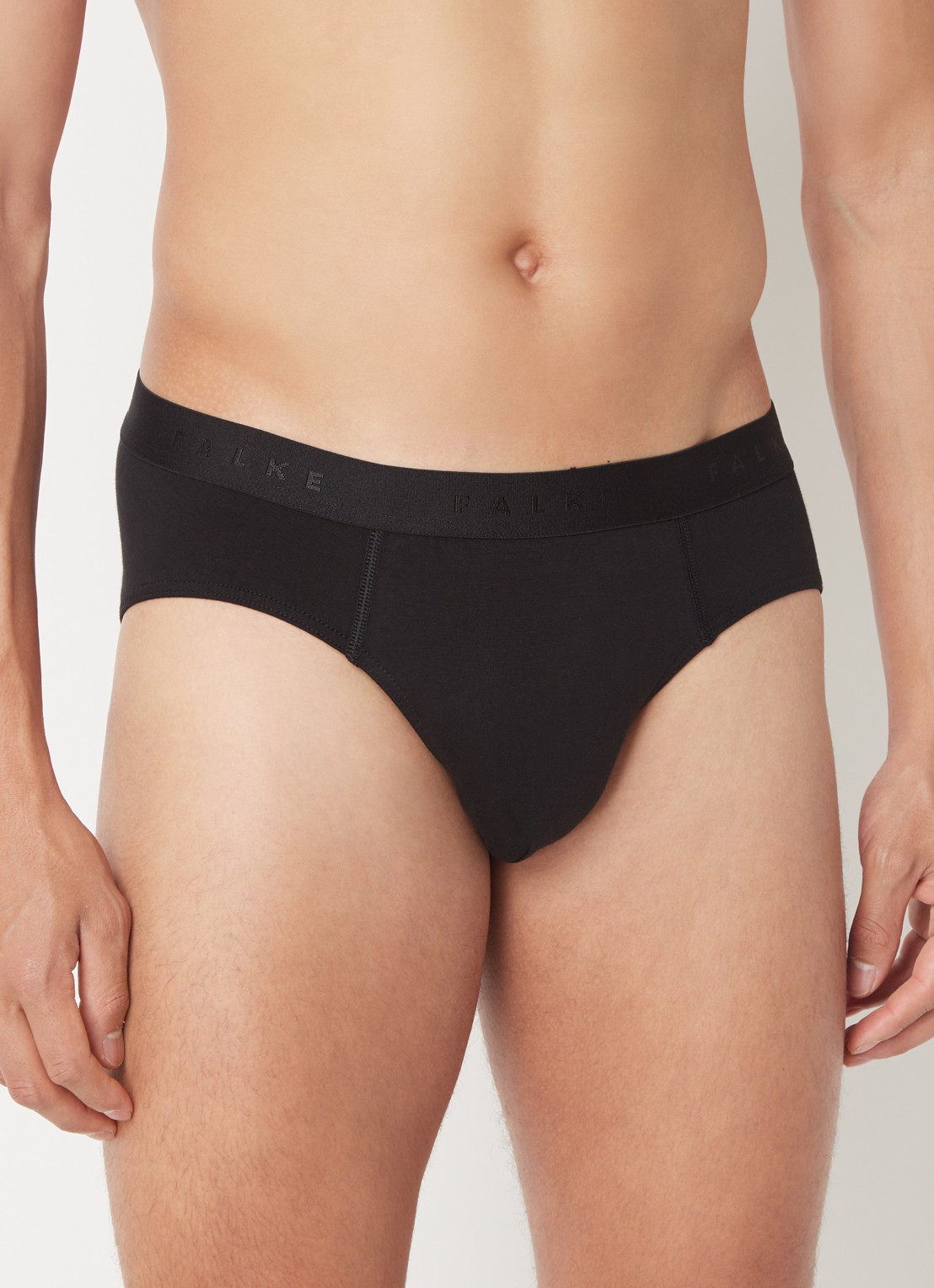 Falke Slip met logoband in 2-pack - detail 4 zwart