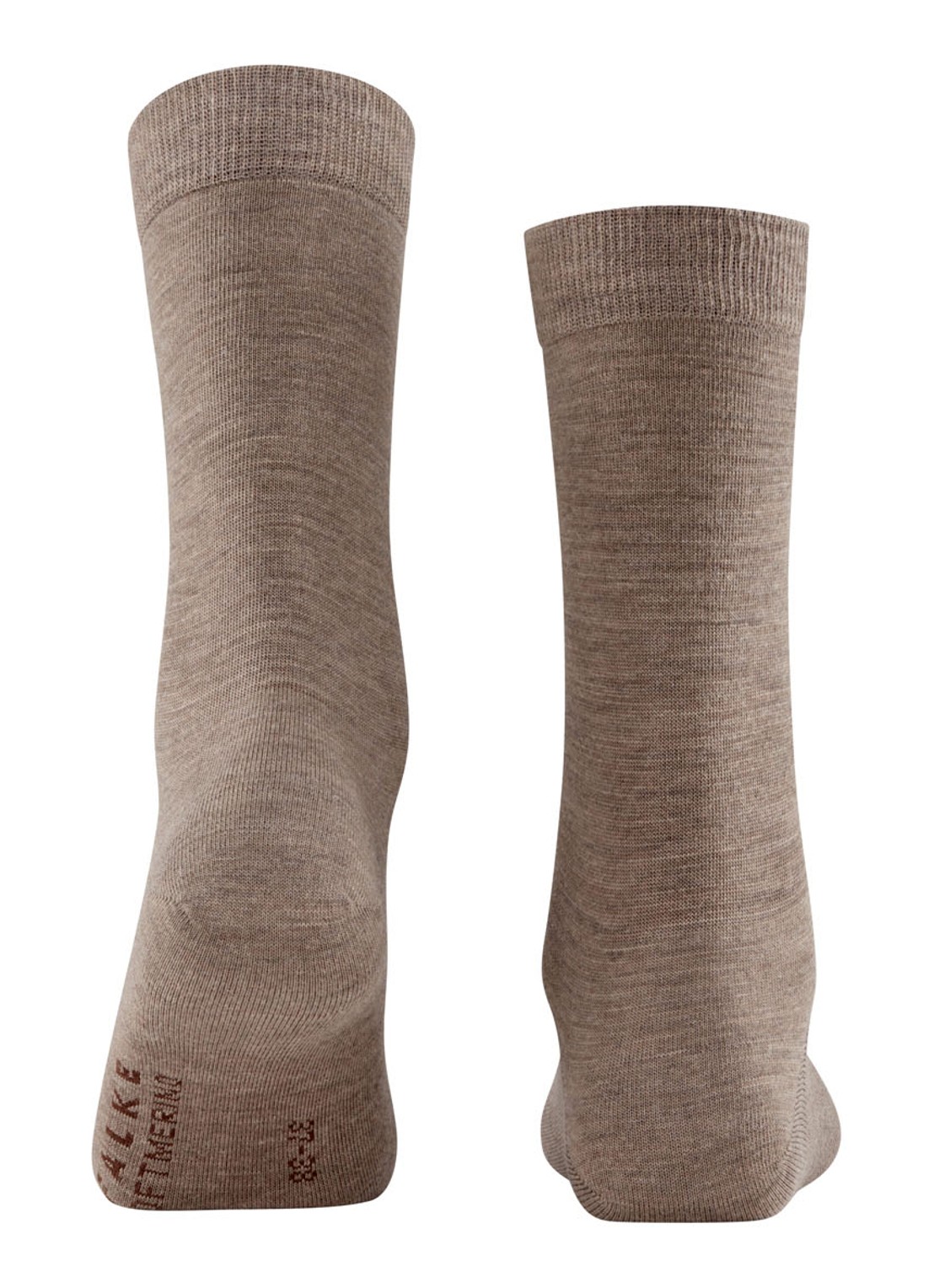 Falke Sofmerino sokken - detail 3 grijs