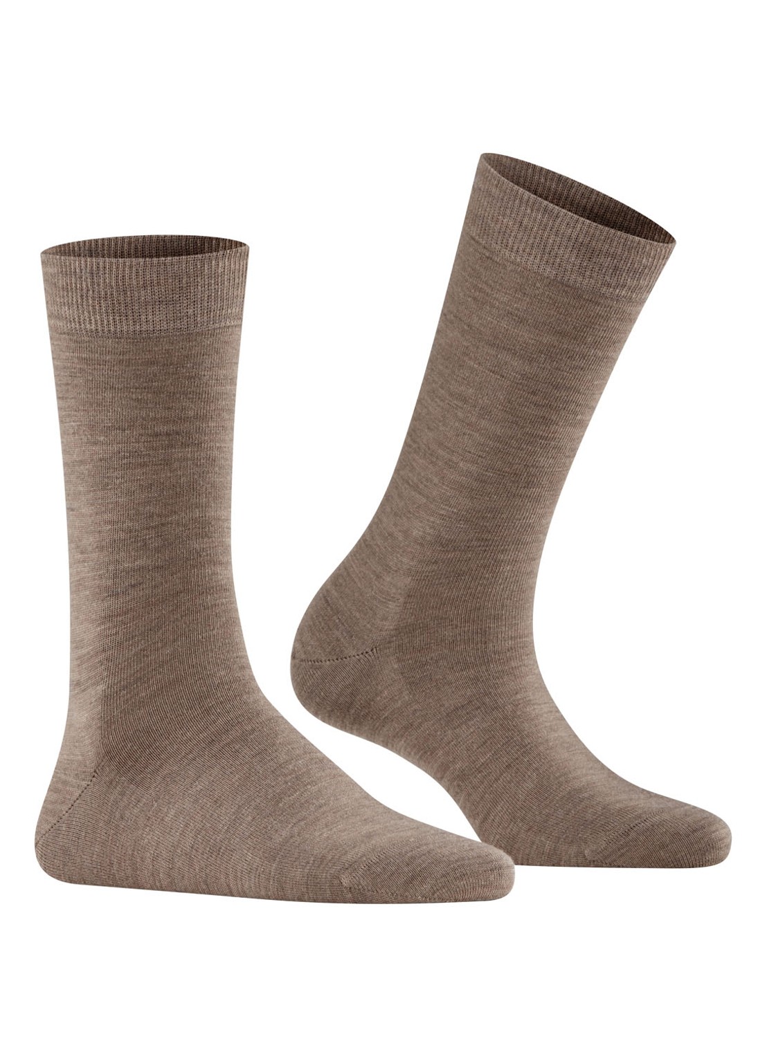 Falke Sofmerino sokken - voorkant 2 grijs