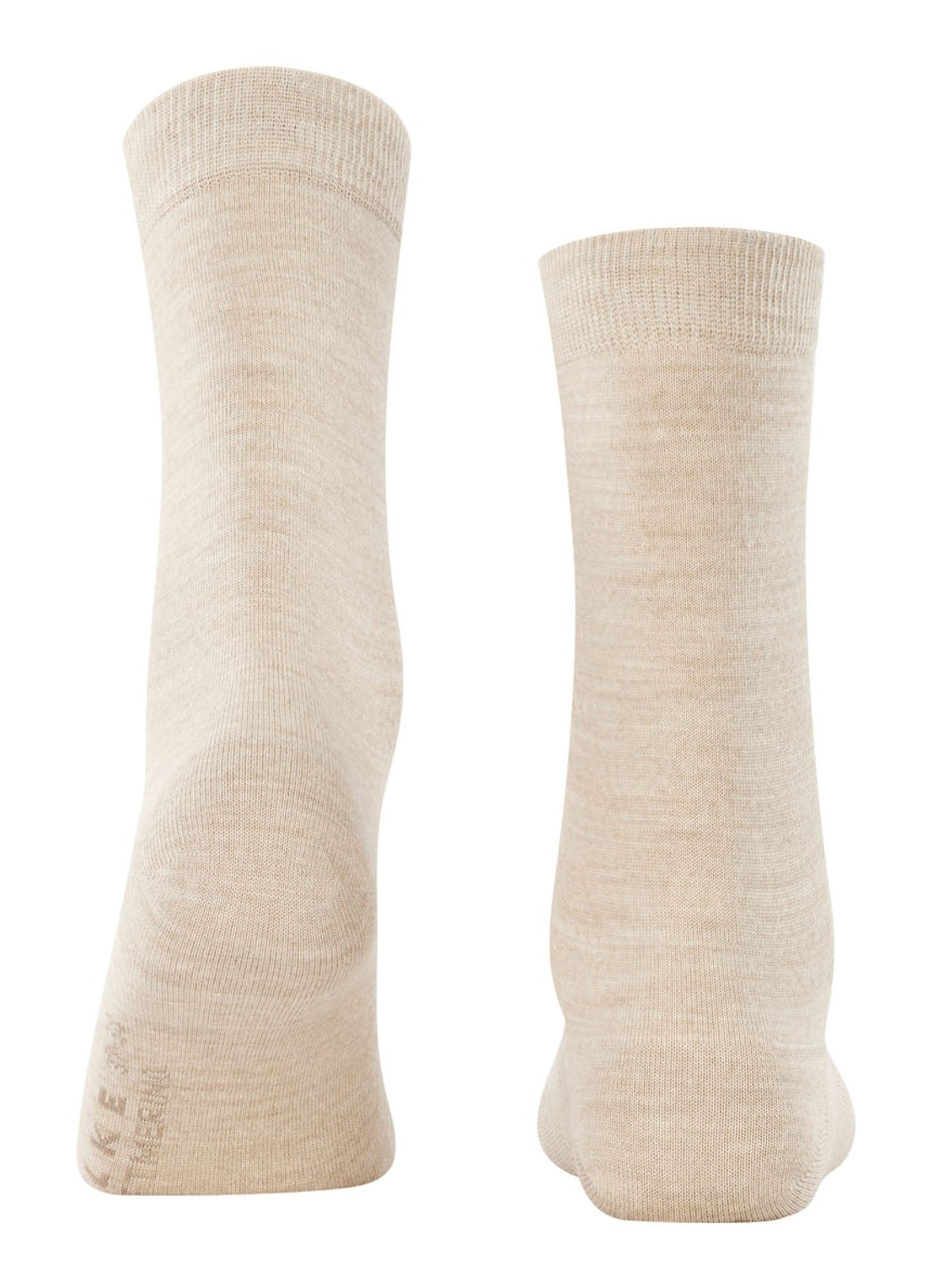 Falke Sofmerino sokken - detail 3 beige