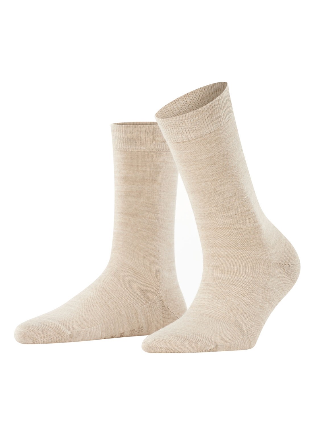 Falke Sofmerino sokken - voorkant beige