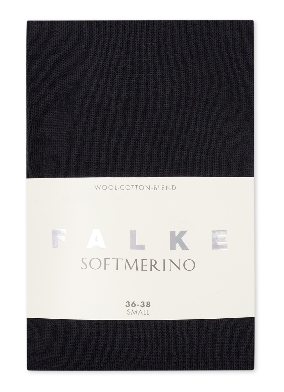 Falke Soft Merino maillot in wolblend - voorkant 3 donkerblauw
