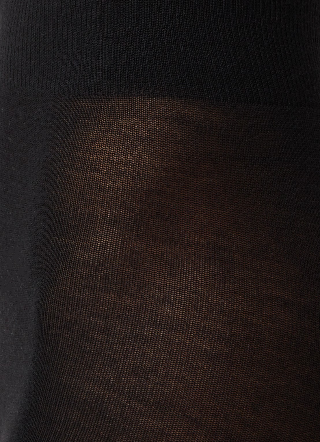 Falke Soft Merino maillot in wolblend - detail 3 zwart