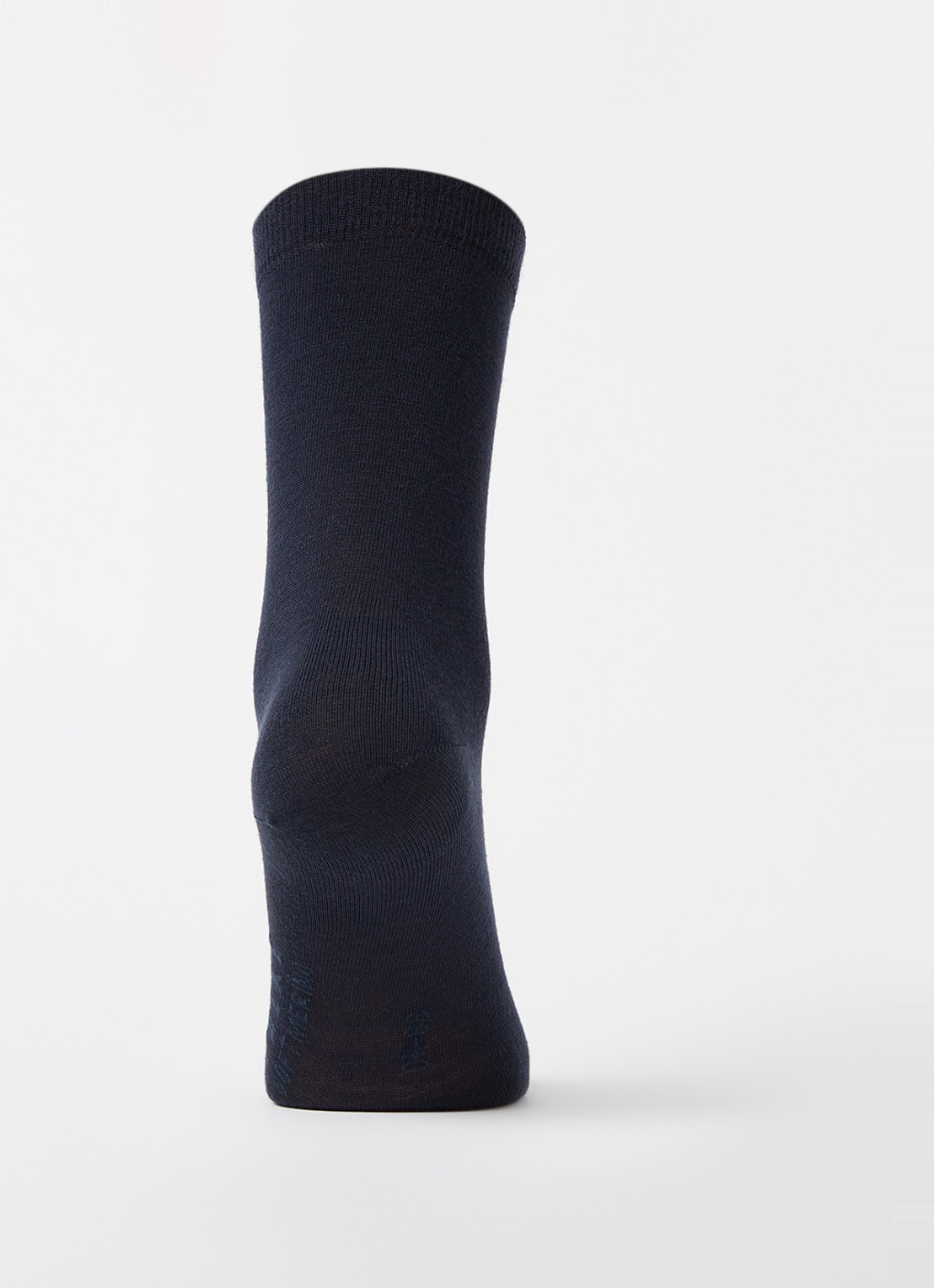 Falke Soft Merino sokken in wolblend in 2-pack  - voorkant 2 aubergine