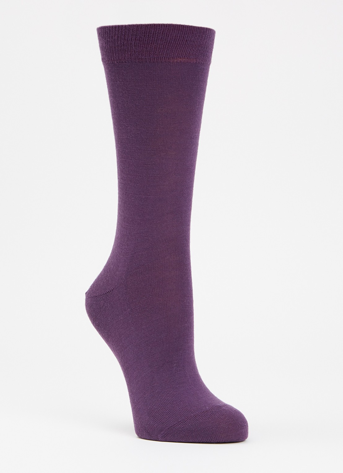 Falke Softmerino sokken in scheerwolblend - voorkant 2 paars