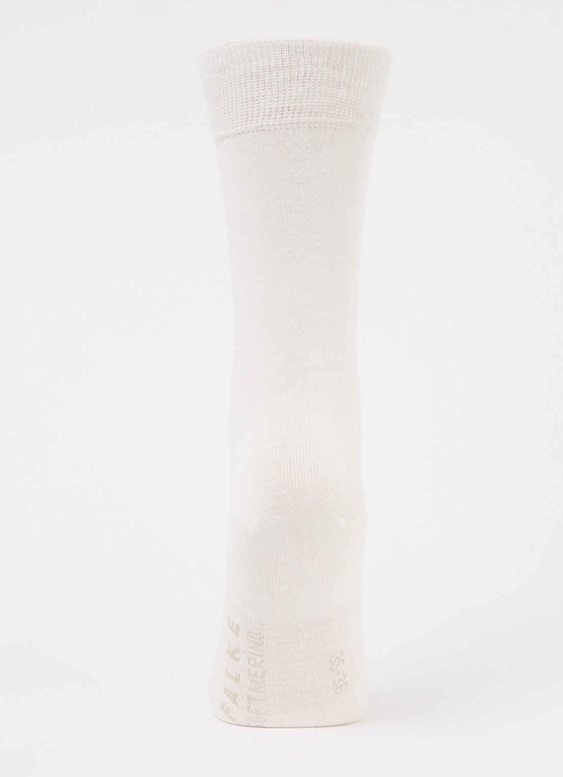 Falke Softmerino sokken in scheerwolblend - voorkant 2 ivoor