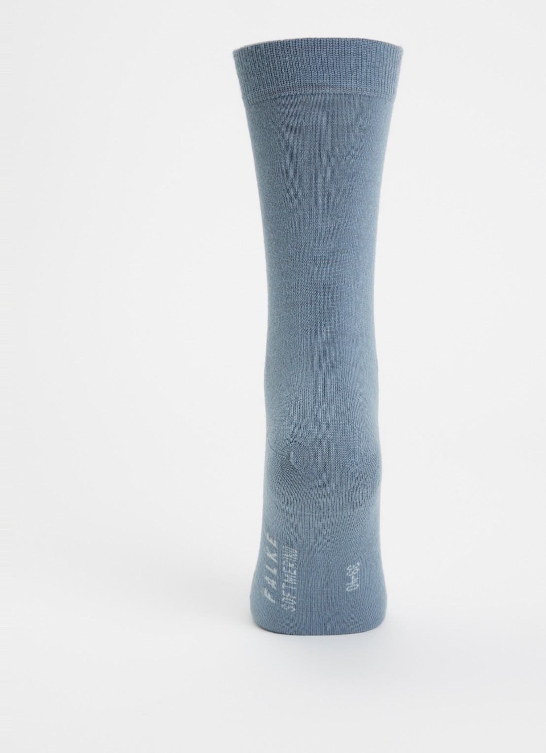 Falke Softmerino sokken in wolblend - voorkant 3 blauwgrijs