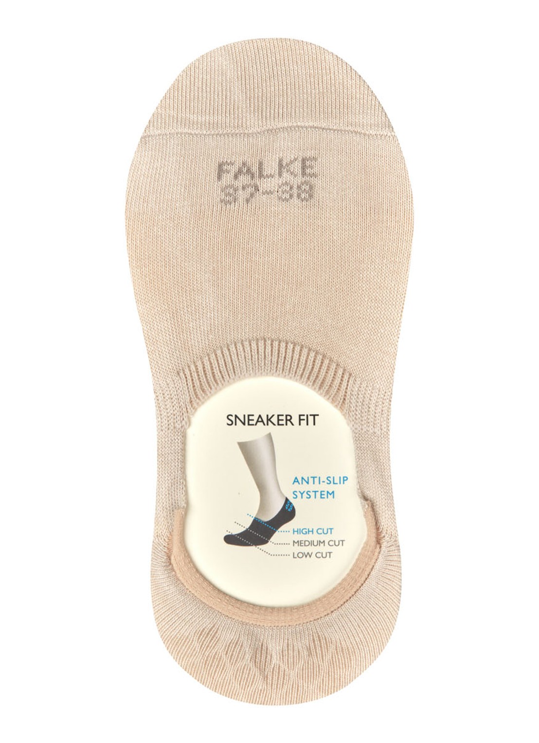 Falke Step sneakersokken met anti-slip - detail 3 beige