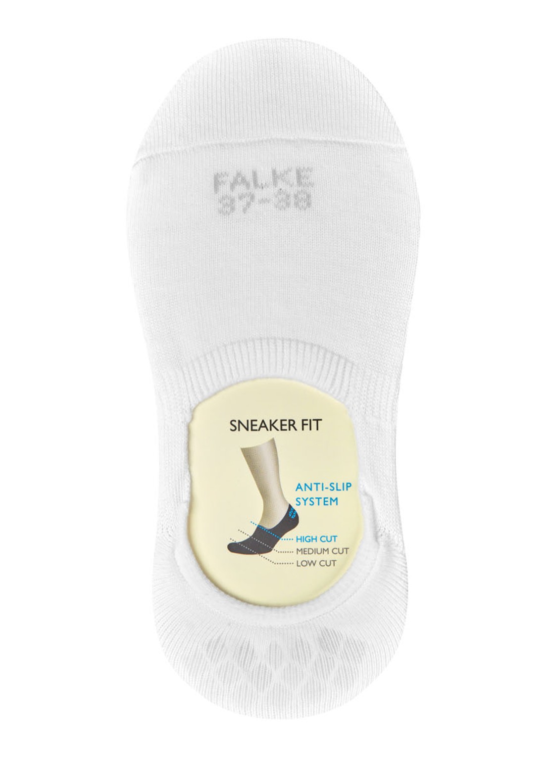Falke Step sneakersokken met anti-slip - detail 5 wit