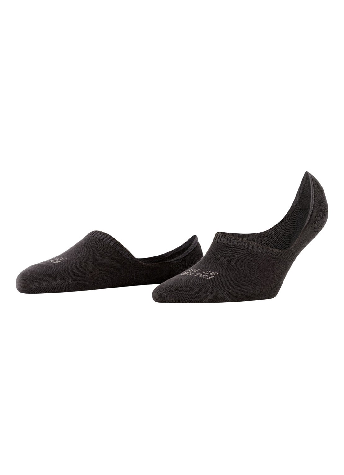 Falke Step sneakersokken met anti-slip - voorkant zwart