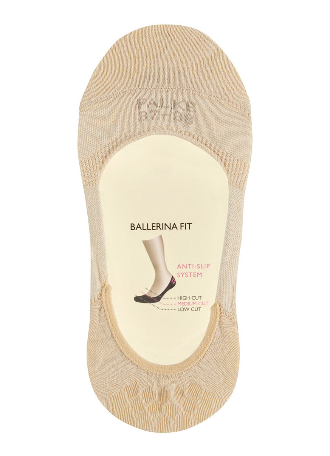 Falke Step sneakersokken met anti-slip - detail 5 beige