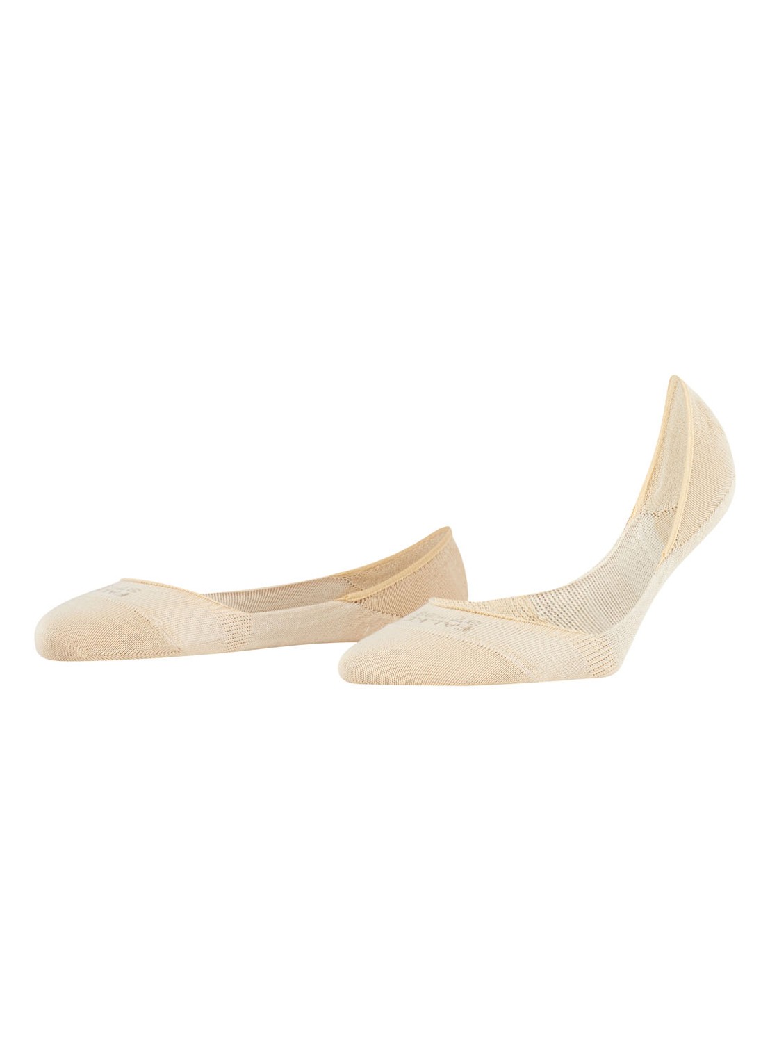 Falke Step sneakersokken met anti-slip - voorkant beige