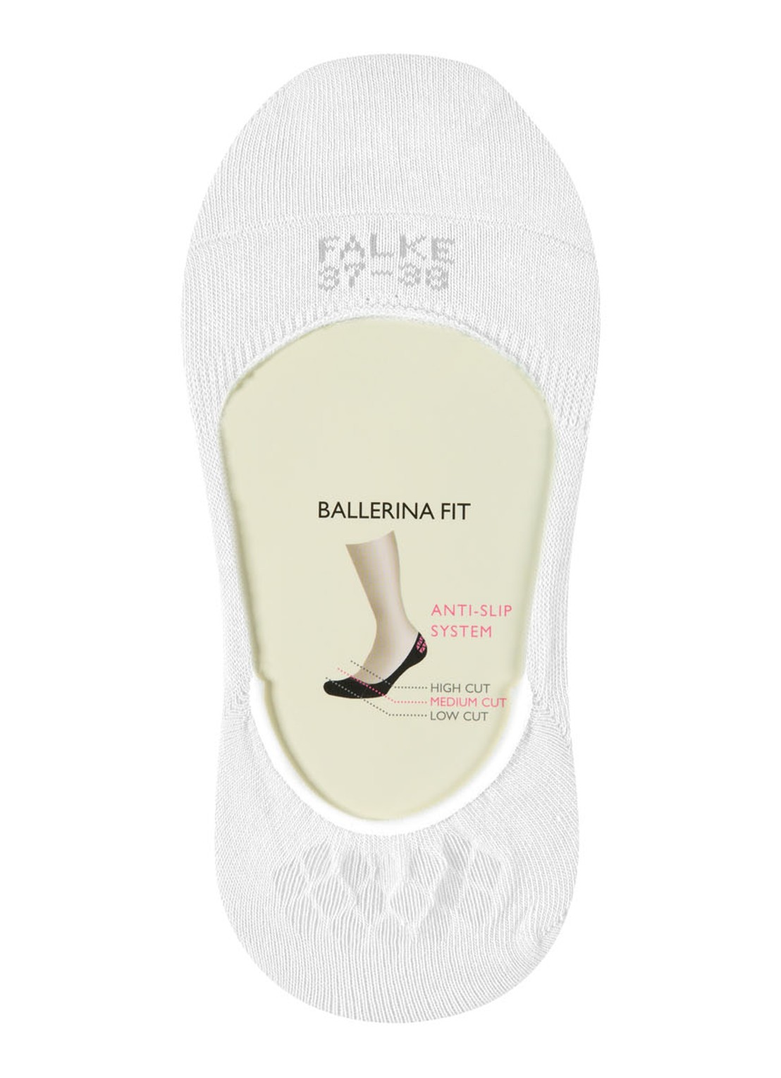 Falke Step sneakersokken met anti-slip - detail 5 wit