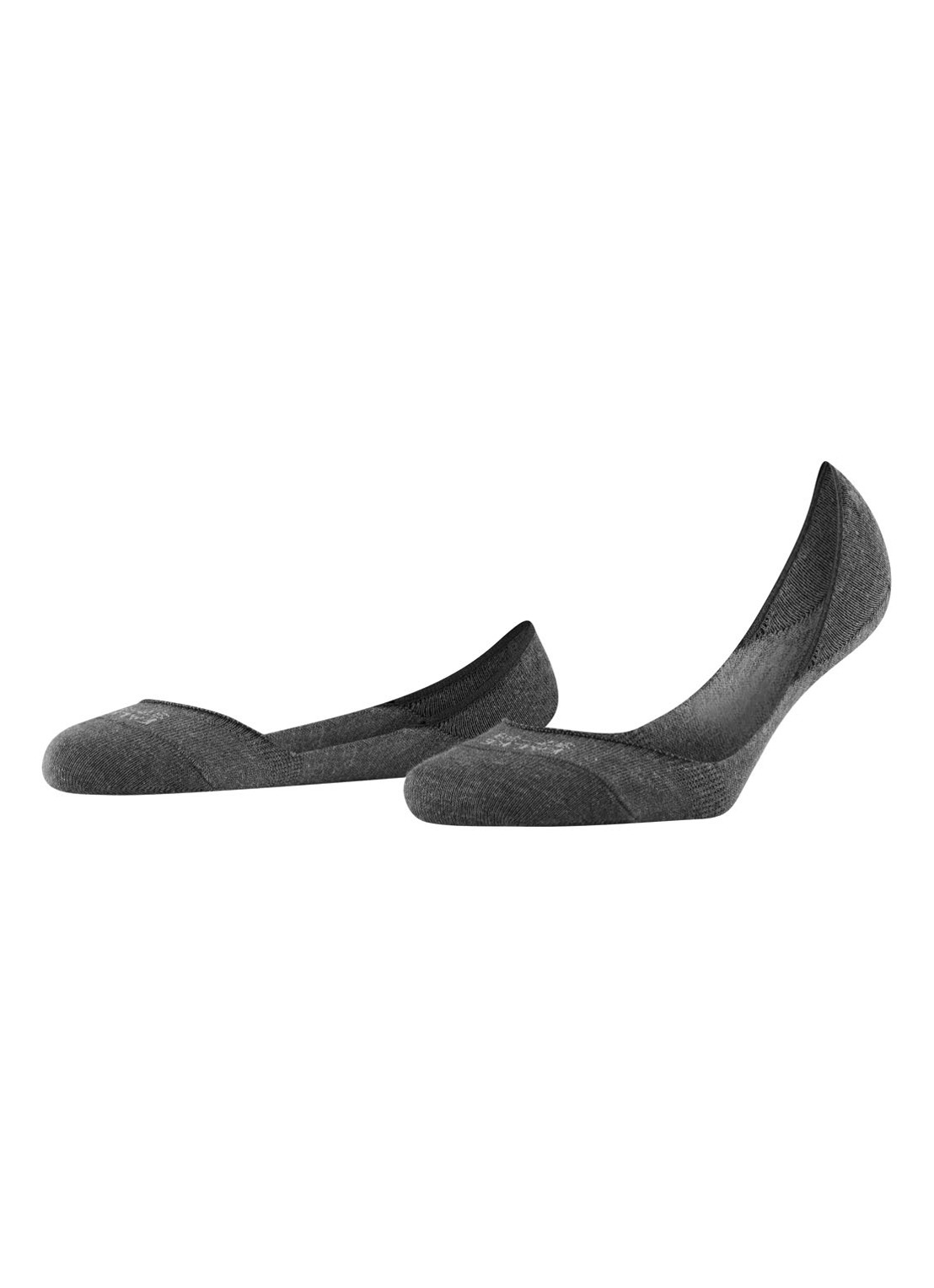Falke Step sneakersokken met anti-slip - voorkant donkergrijs