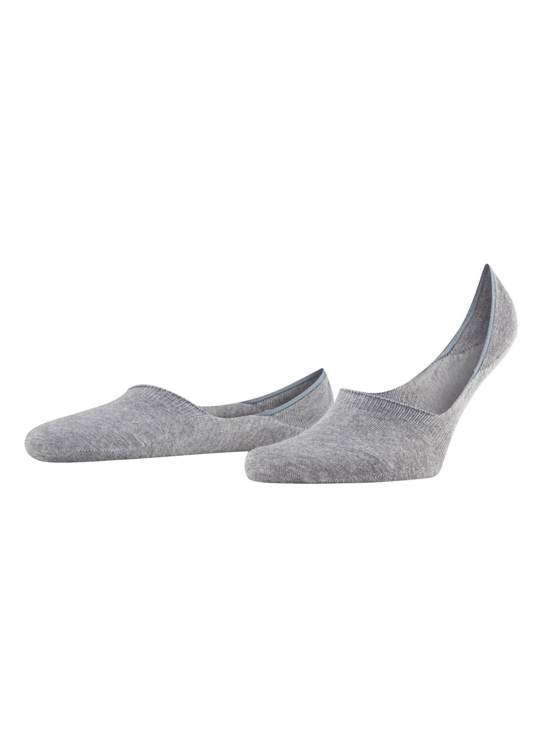 Falke Step sneakersokken met anti-slip - voorkant grijsmele