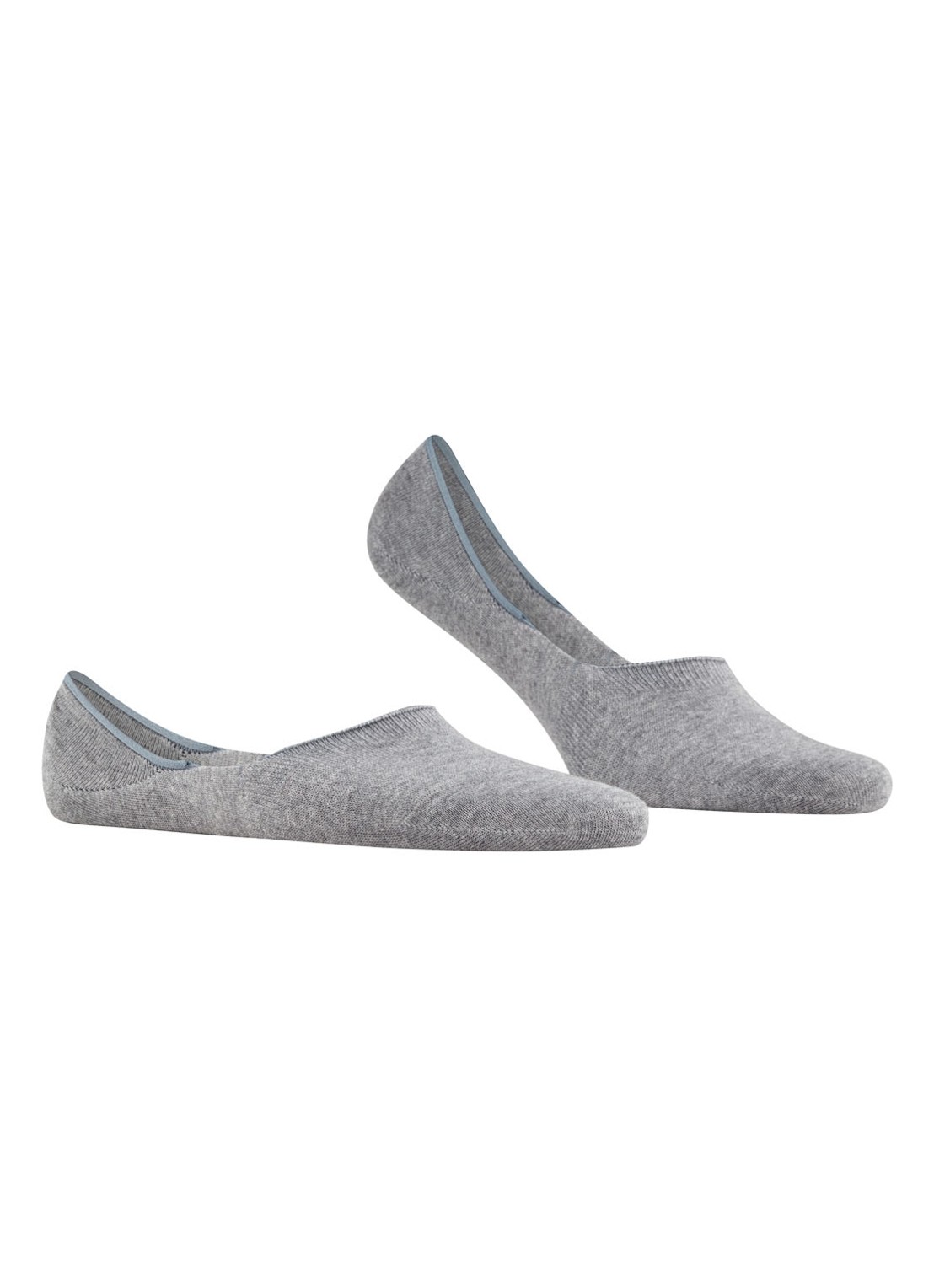 Falke Step sneakersokken met anti-slip - voorkant 2 grijsmele