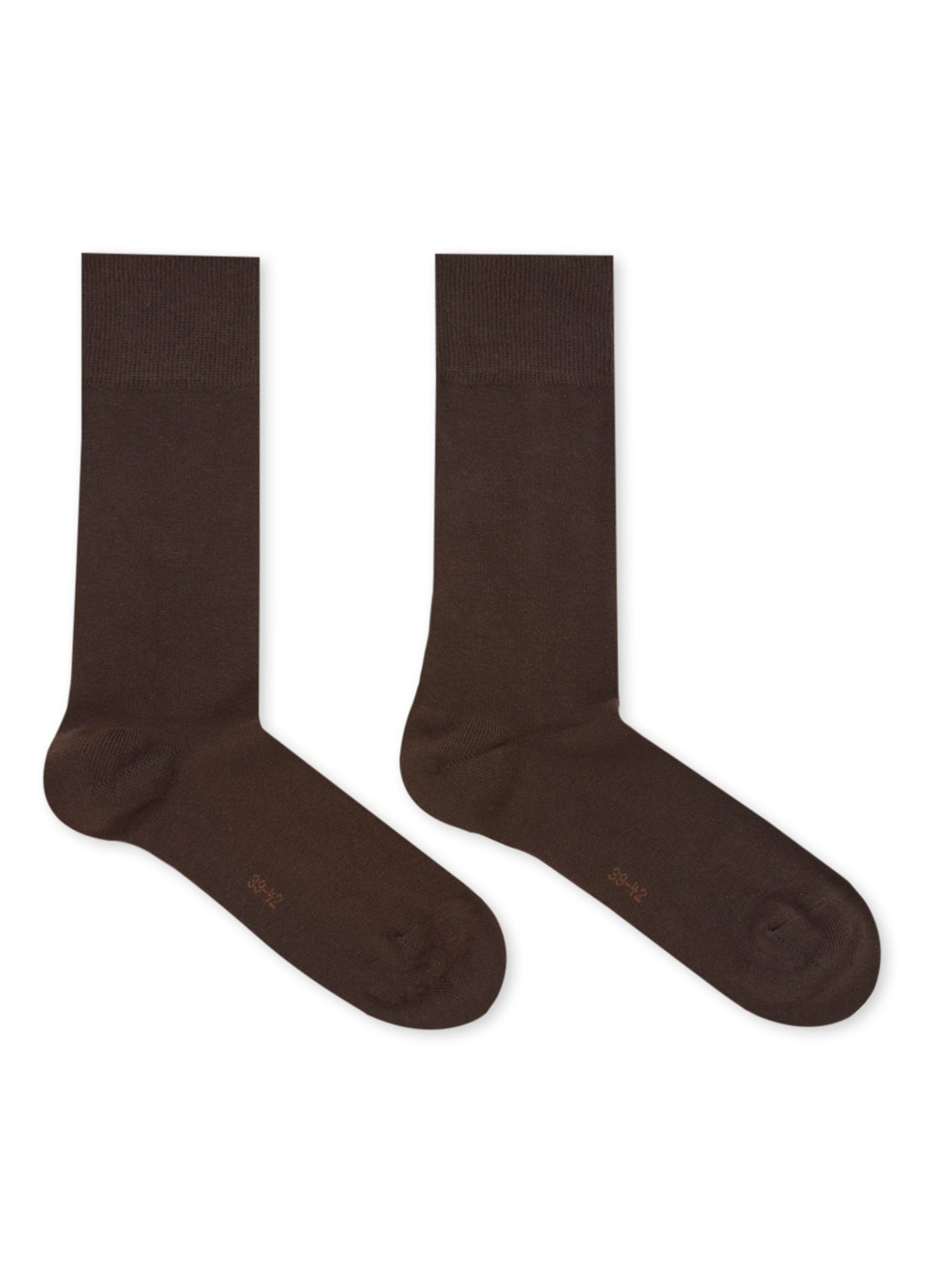 Falke Swing sokken in 2-pack - voorkant donkerbruin