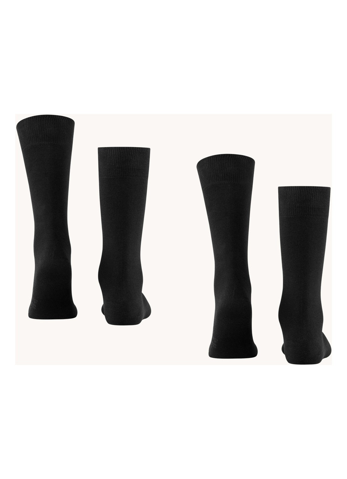 Falke Swing sokken in 2-pack - detail zwart