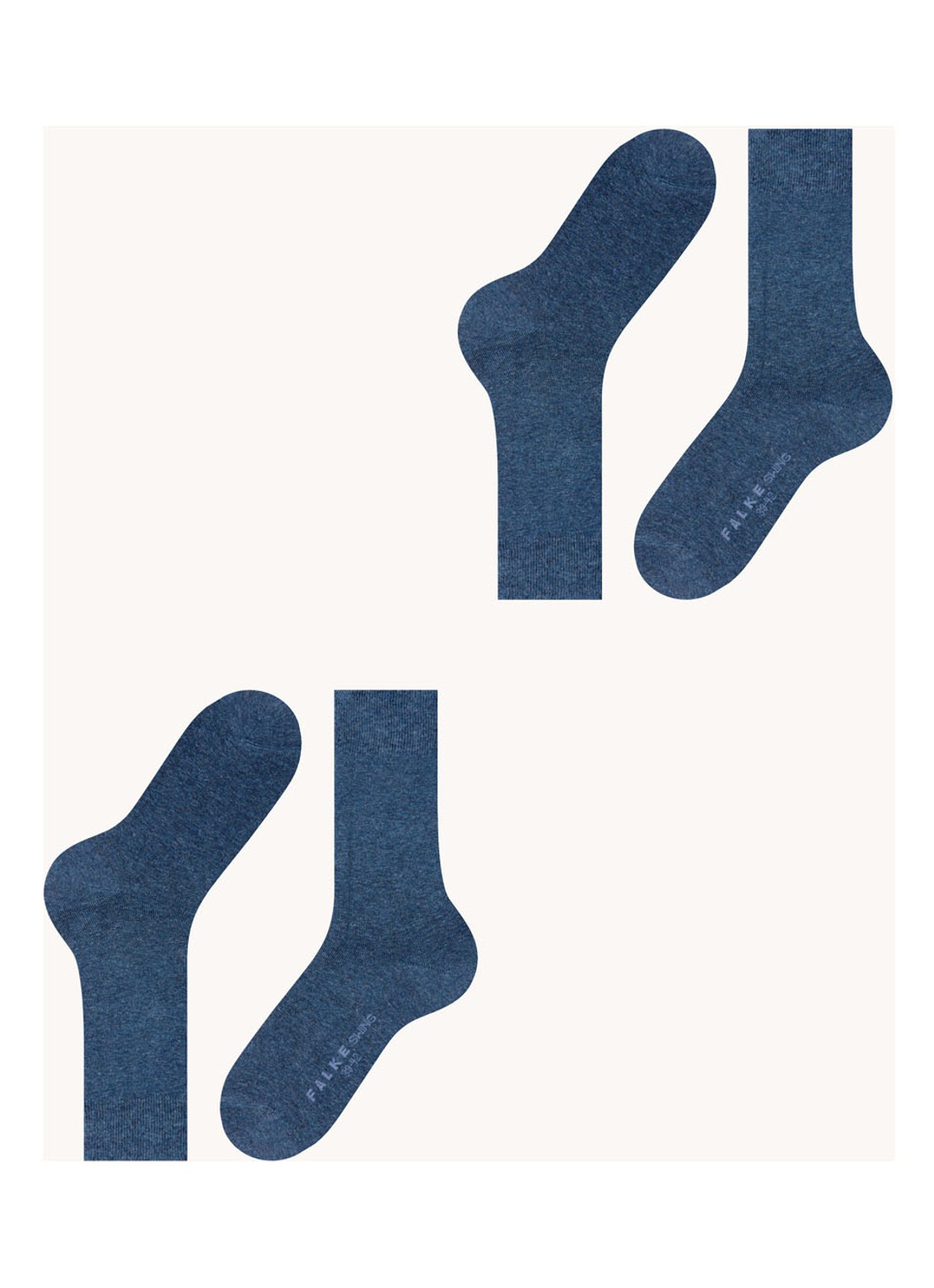 Falke Swing sokken in 2-pack - detail 4 blauw