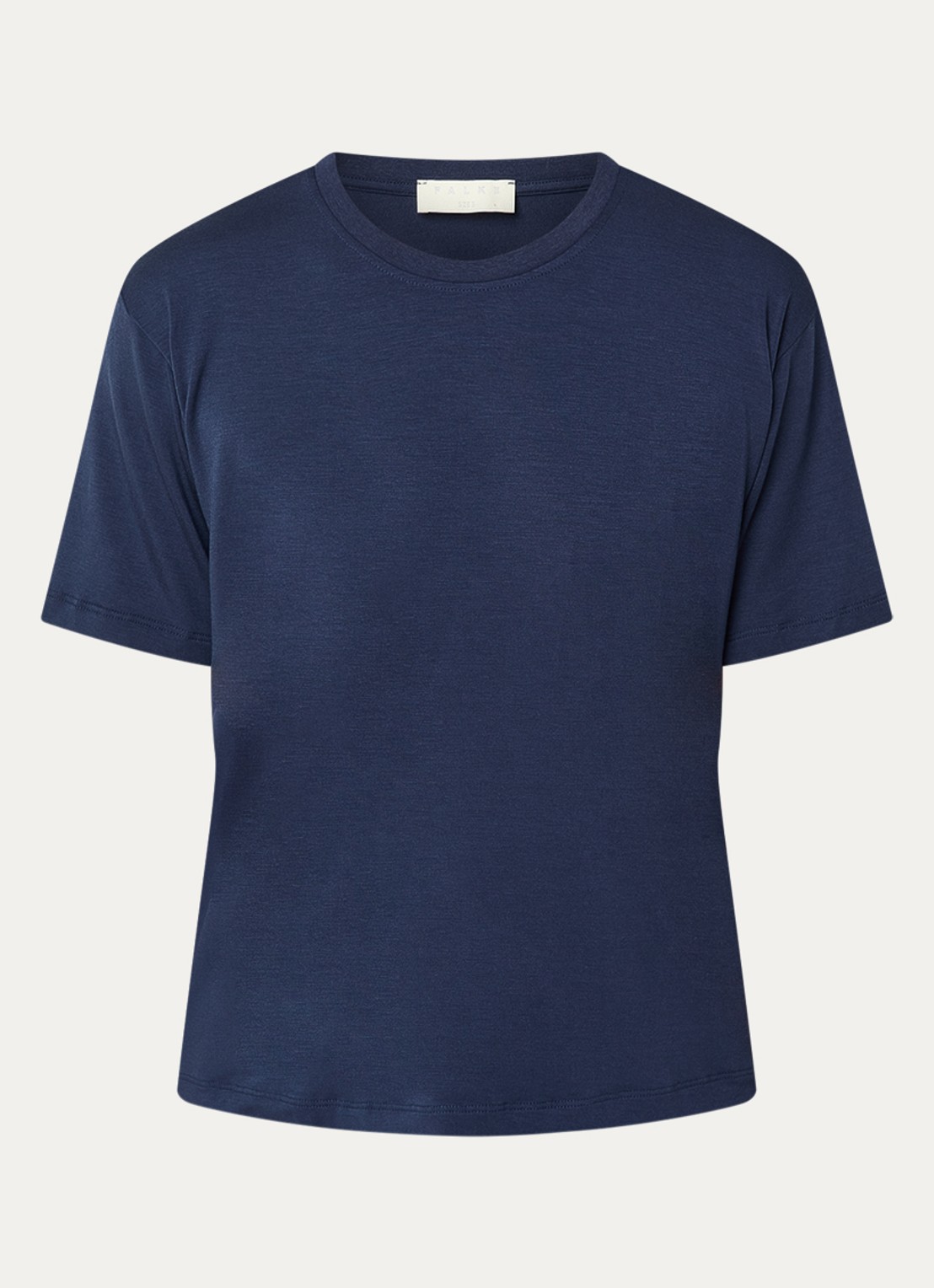 Falke T-shirt met ronde hals - voorkant 3 donkerblauw