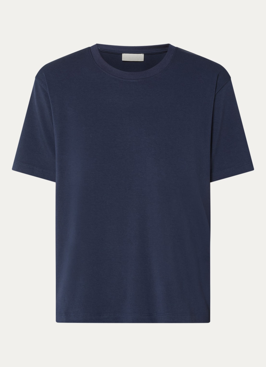 Falke T-shirt met ronde hals - voorkant blauw