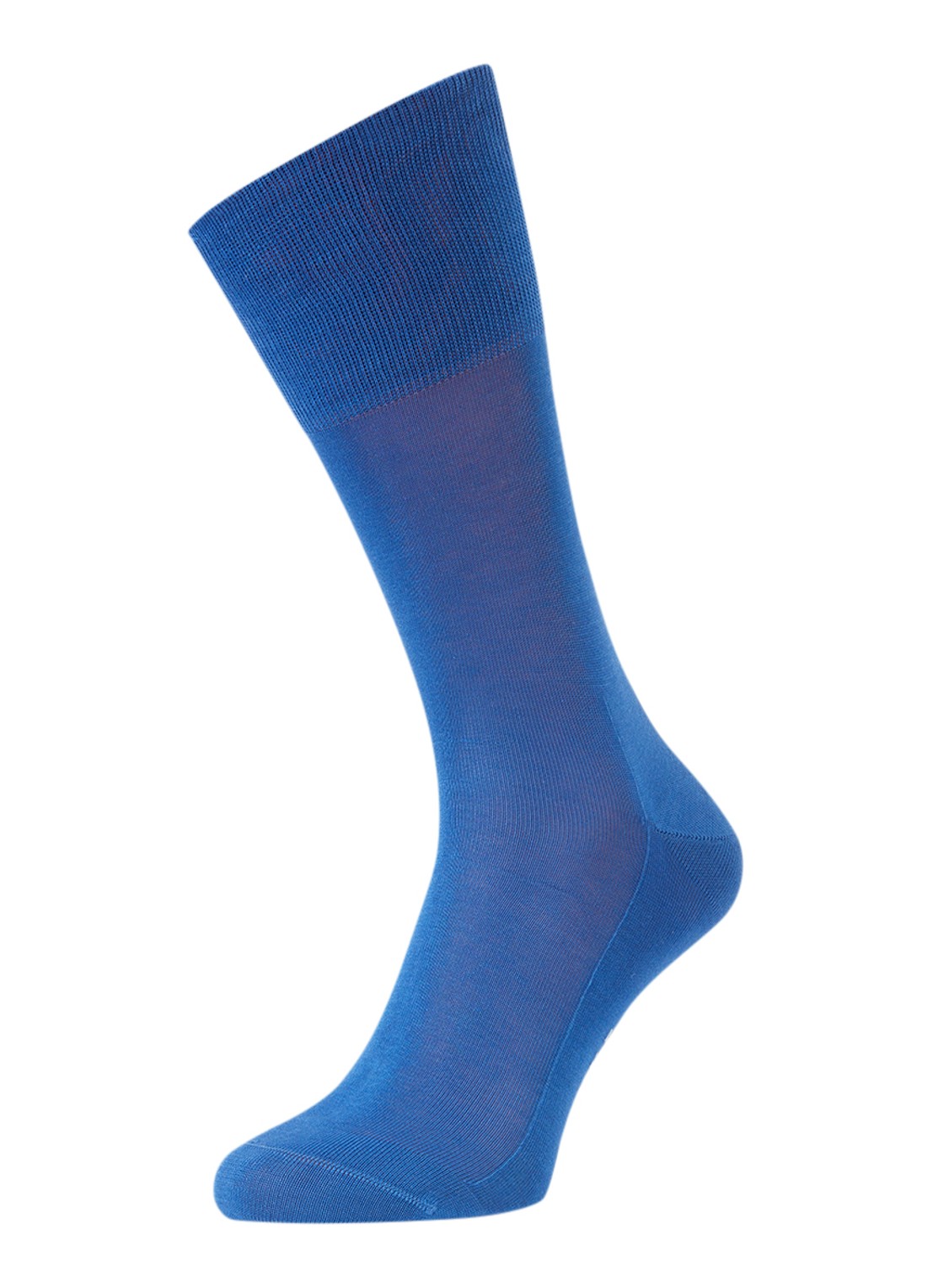 Falke Tiago sokken in  katoen blend  - detail royalblauw