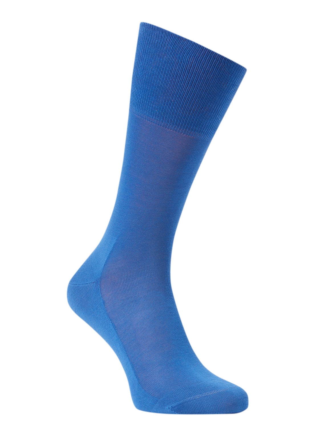 Falke Tiago sokken in  katoen blend  - voorkant 2 royalblauw