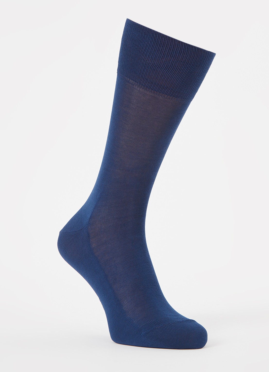 Falke Tiago sokken in  katoenblend  - voorkant royalblauw