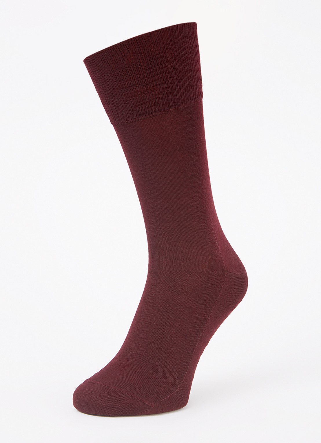 Falke Tiago sokken in  katoenblend - detail 3 bordeauxrood