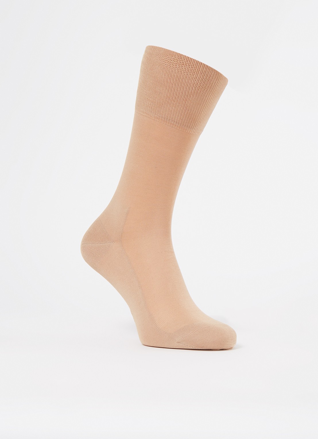 Falke Tiago sokken in katoenblend  - voorkant khaki