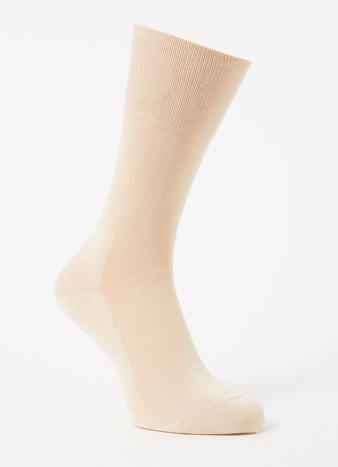 Falke Tiago sokken in katoenblend  - voorkant 2 beige