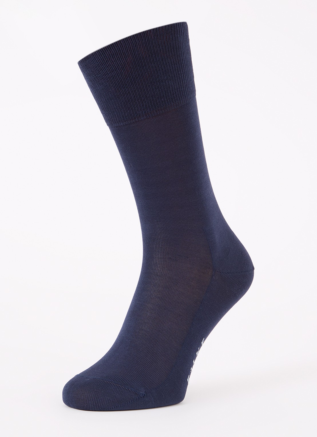 Falke Tiago sokken in katoenblend  - detail indigo