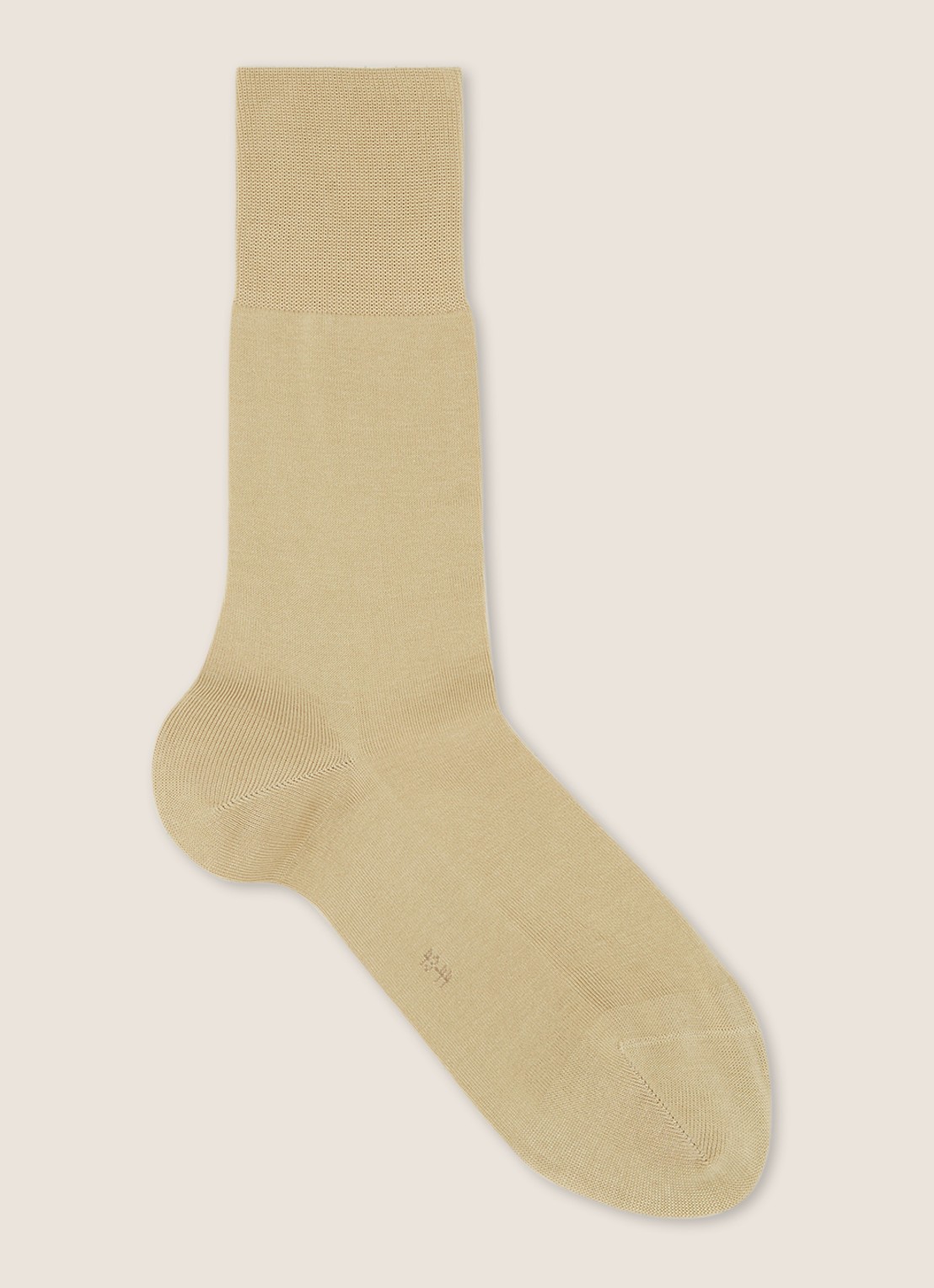 Falke Tiago sokken met anti-slip onderzijde - voorkant 2 beige