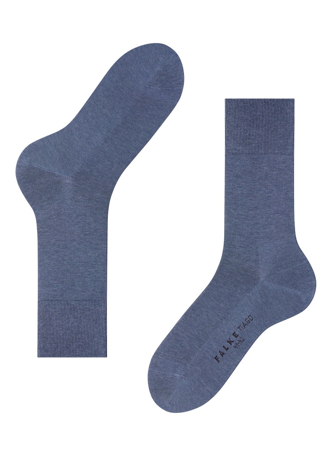 Falke Tiago sokken met anti-slip onderzijde - detail 4 middenblauw