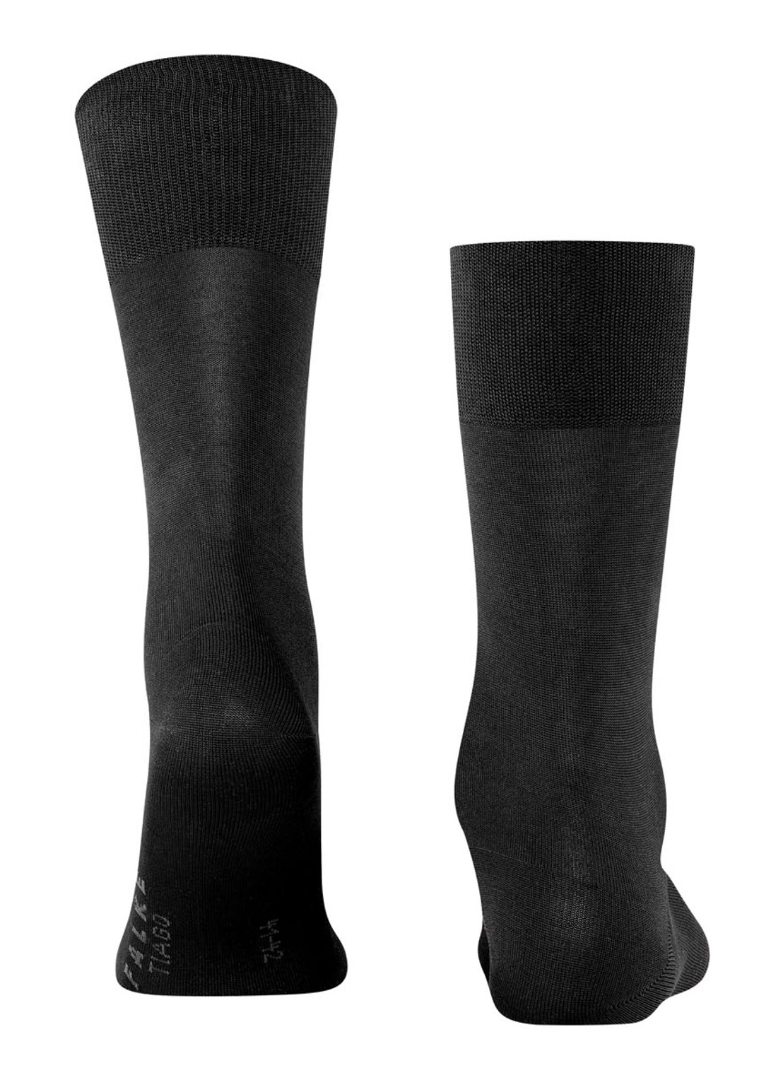 Falke Tiago sokken met anti-slip onderzijde - detail zwart