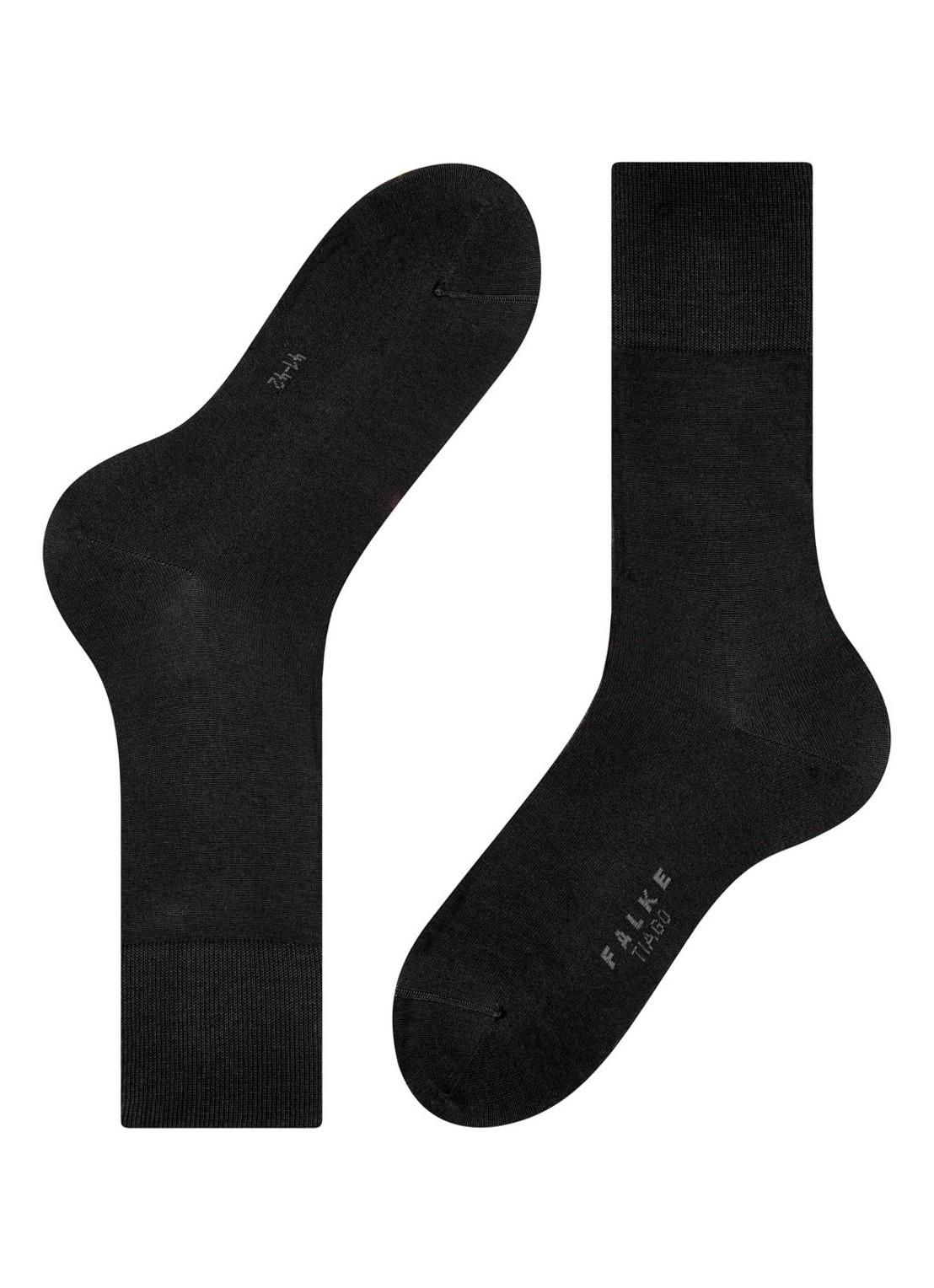 Falke Tiago sokken met anti-slip onderzijde - detail 2 zwart