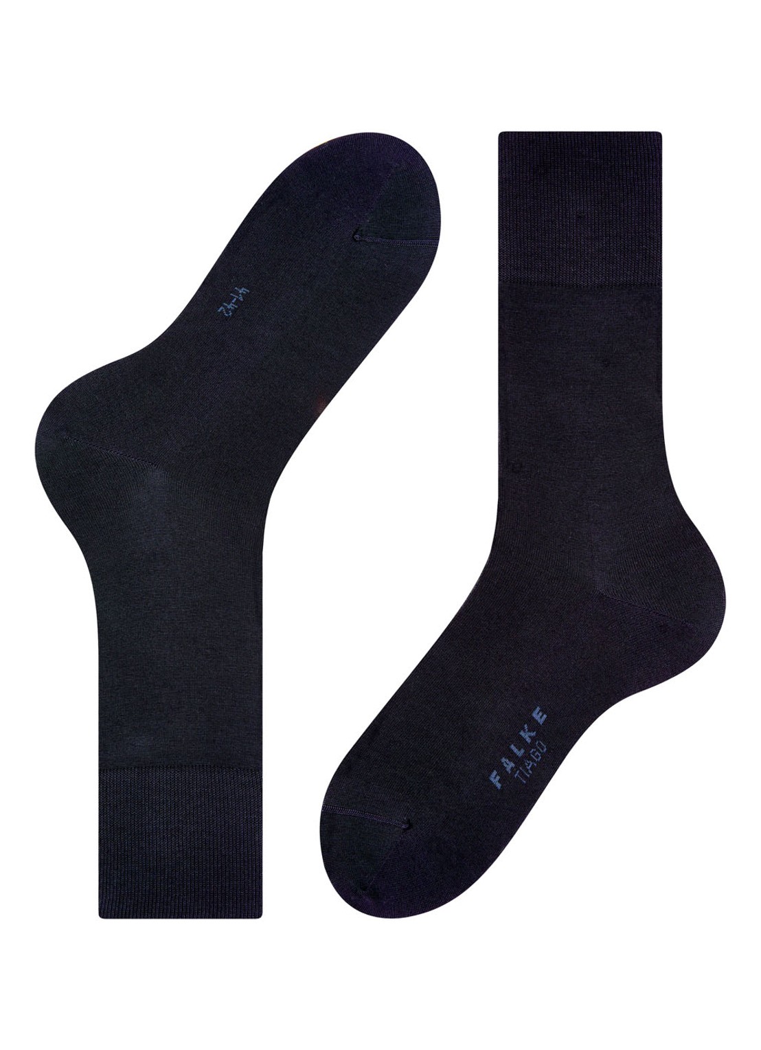 Falke Tiago sokken met anti-slip onderzijde - detail 2 donkerblauw