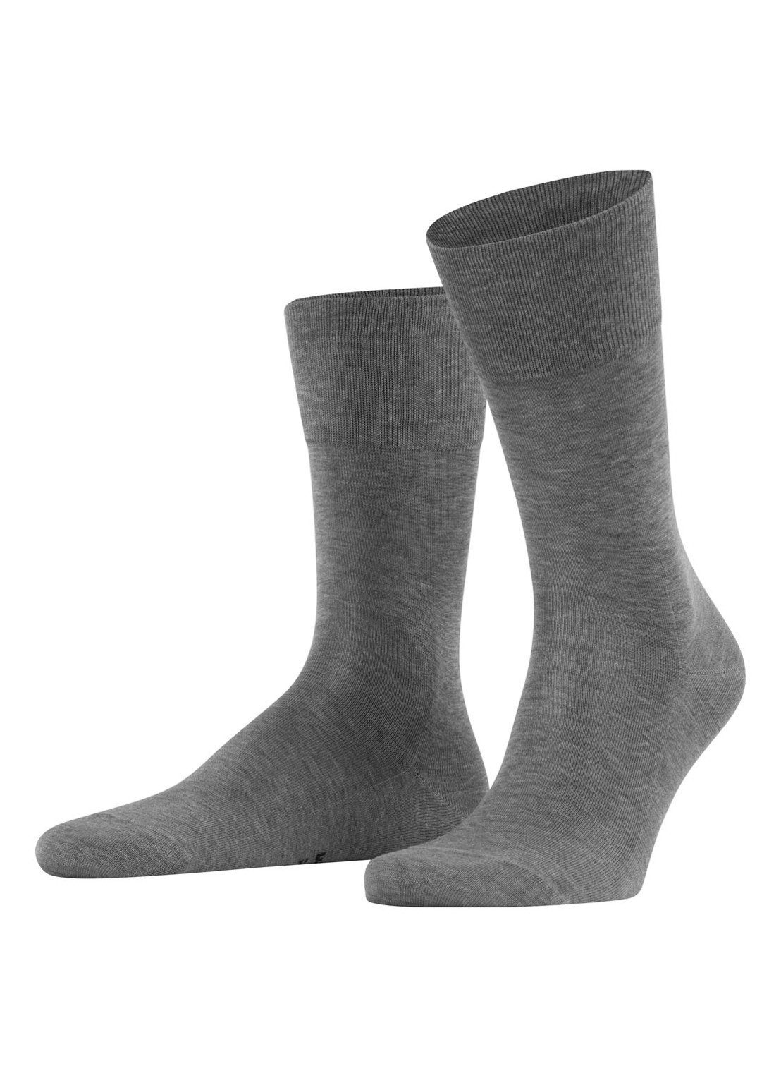 Falke Tiago sokken met anti-slip onderzijde - voorkant grijs