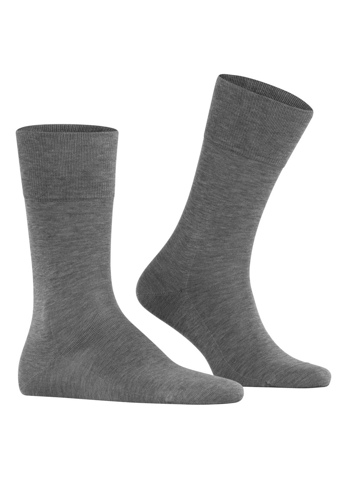 Falke Tiago sokken met anti-slip onderzijde - voorkant 2 grijs