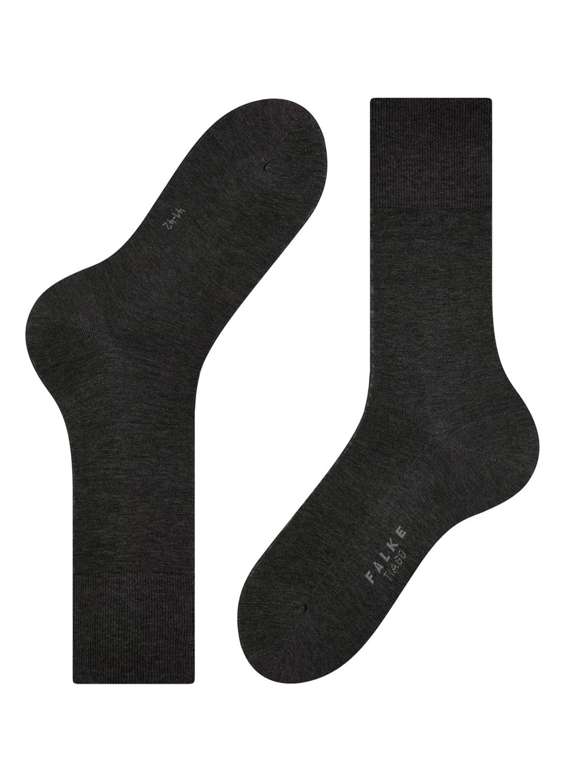 Falke Tiago sokken met anti-slip onderzijde - detail 4 antraciet