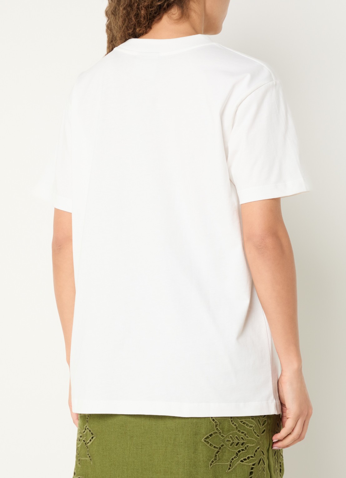 Farm Rio Abya T-shirt met print - achterkant 2 gebroken wit